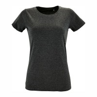 T-SHIRT M/MANGA REGENT FIT WOMEN ANTRACITE MATIZAD